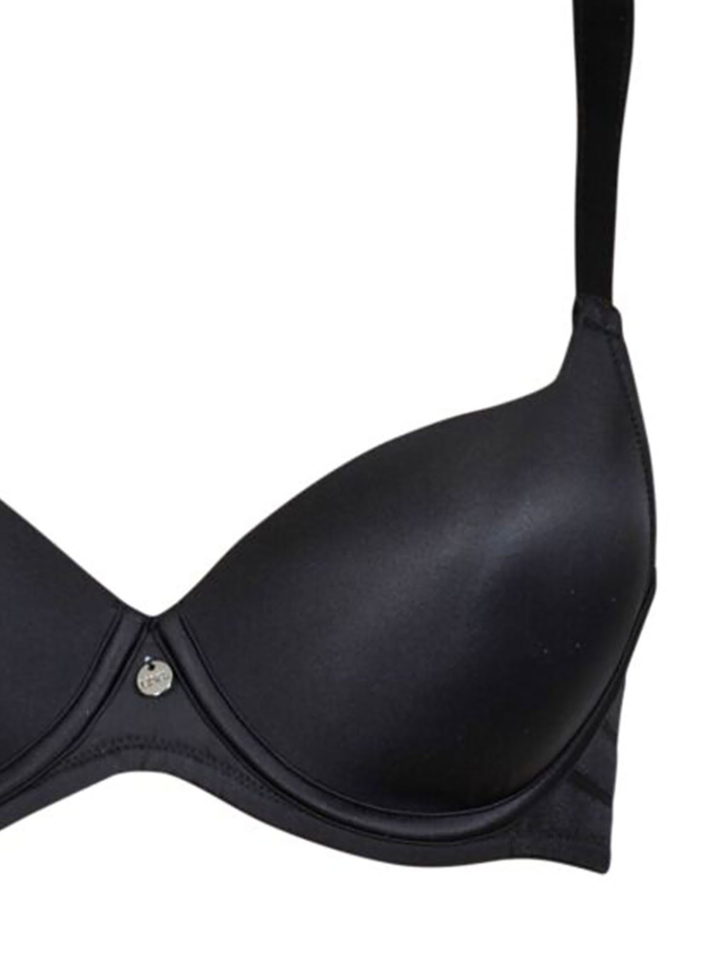 Lisca T-shirt Bra 'Alegra' in Black