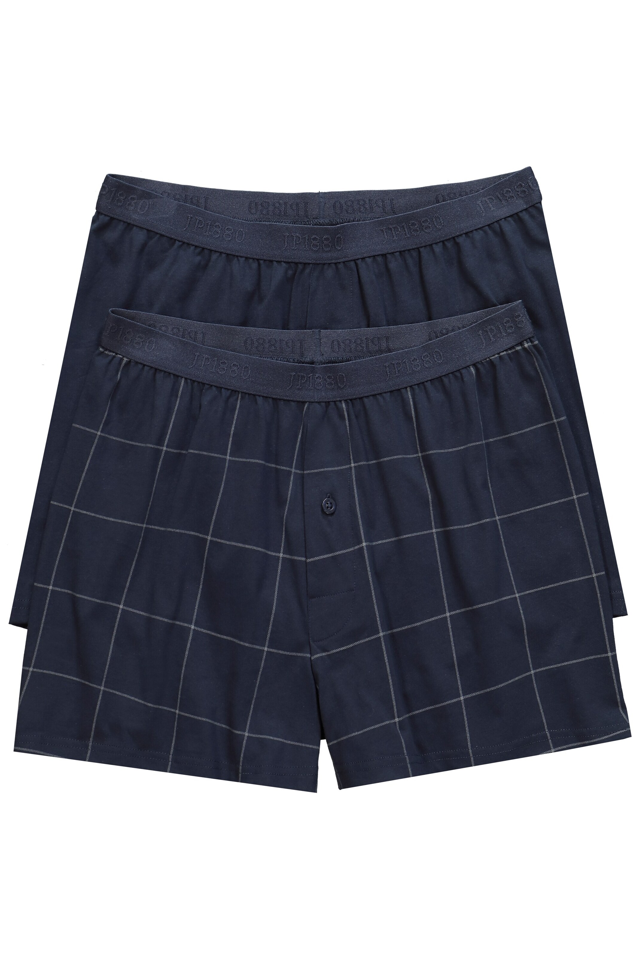 JP1880 Boxershorts in Blau: Vorderseite