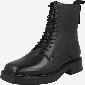 VAGABOND SHOEMAKERS Lace-Up Ankle Boots 'JILLIAN' in Black: front