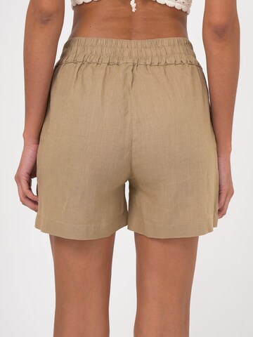 FRESHLIONS Regular Broek in Bruin