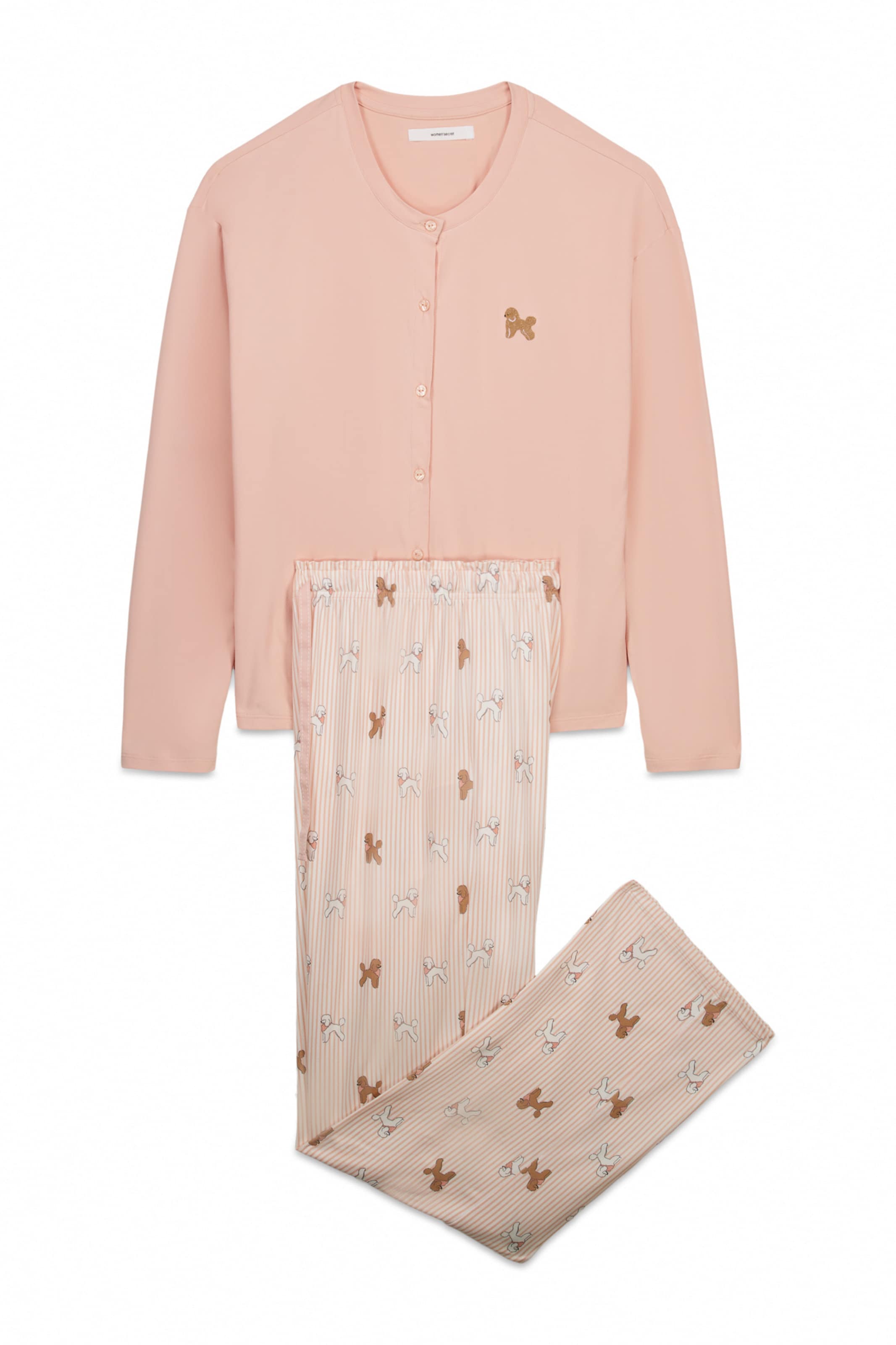 Pyjama Women' Secret en orange : devant