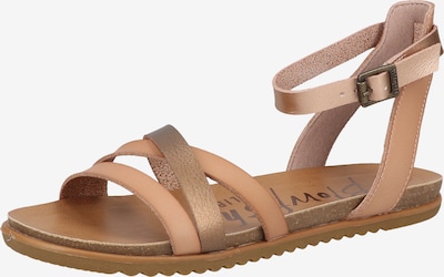 Blowfish Malibu Strap Sandals in Brown / Gold, Item view