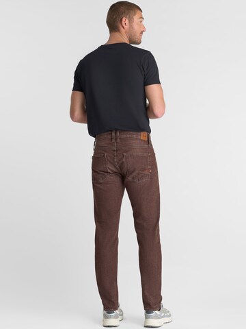Le Temps Des Cerises Regular Jeans in Bruin