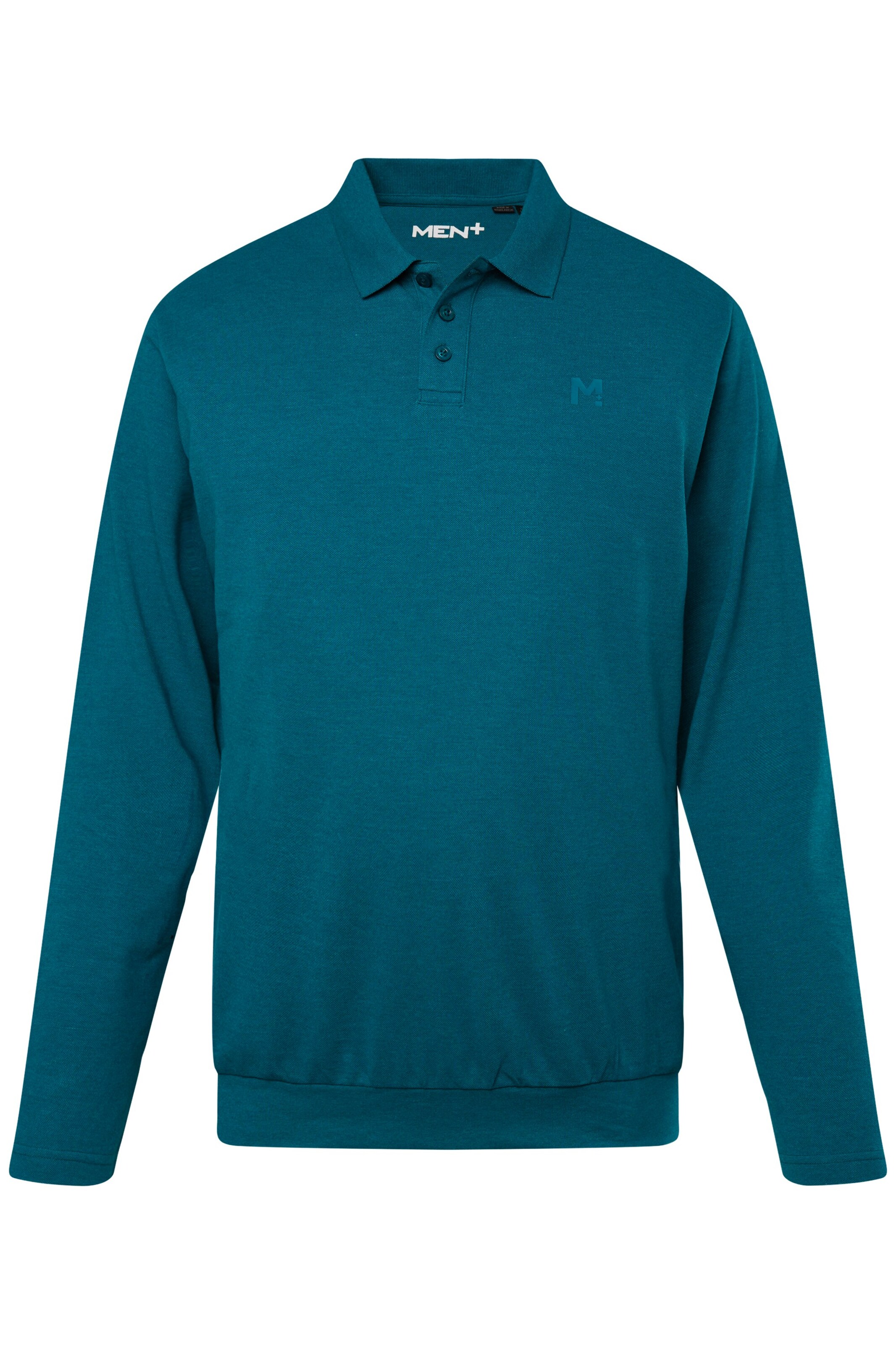 Men Plus Shirt in Blauw: voorkant