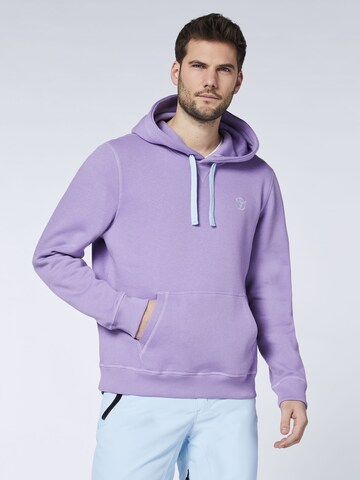 CHIEMSEE Sweatshirt in Purple: front