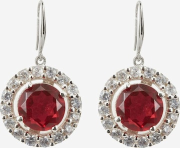 Gemshine Earrings in Red: front