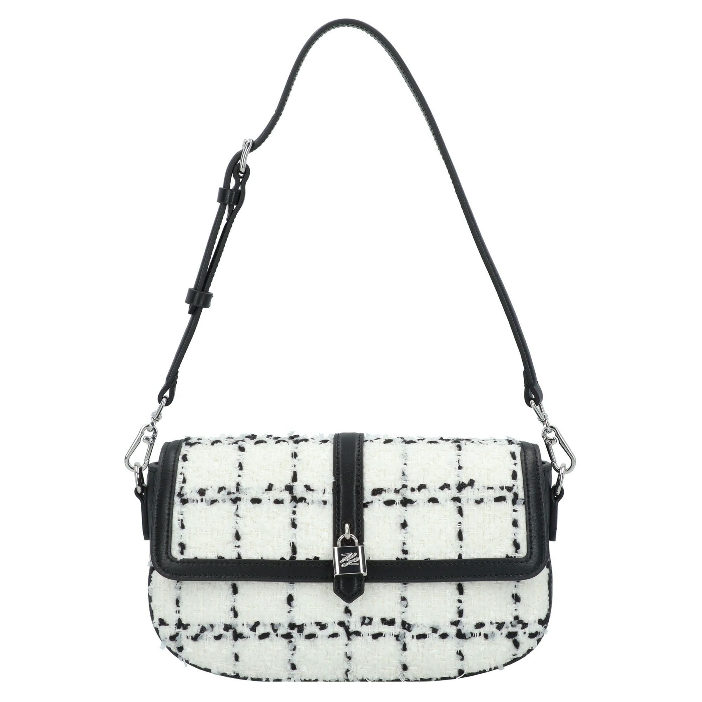 Sac à bandoulière 'Behind the Seams' Karl Lagerfeld en blanc : devant