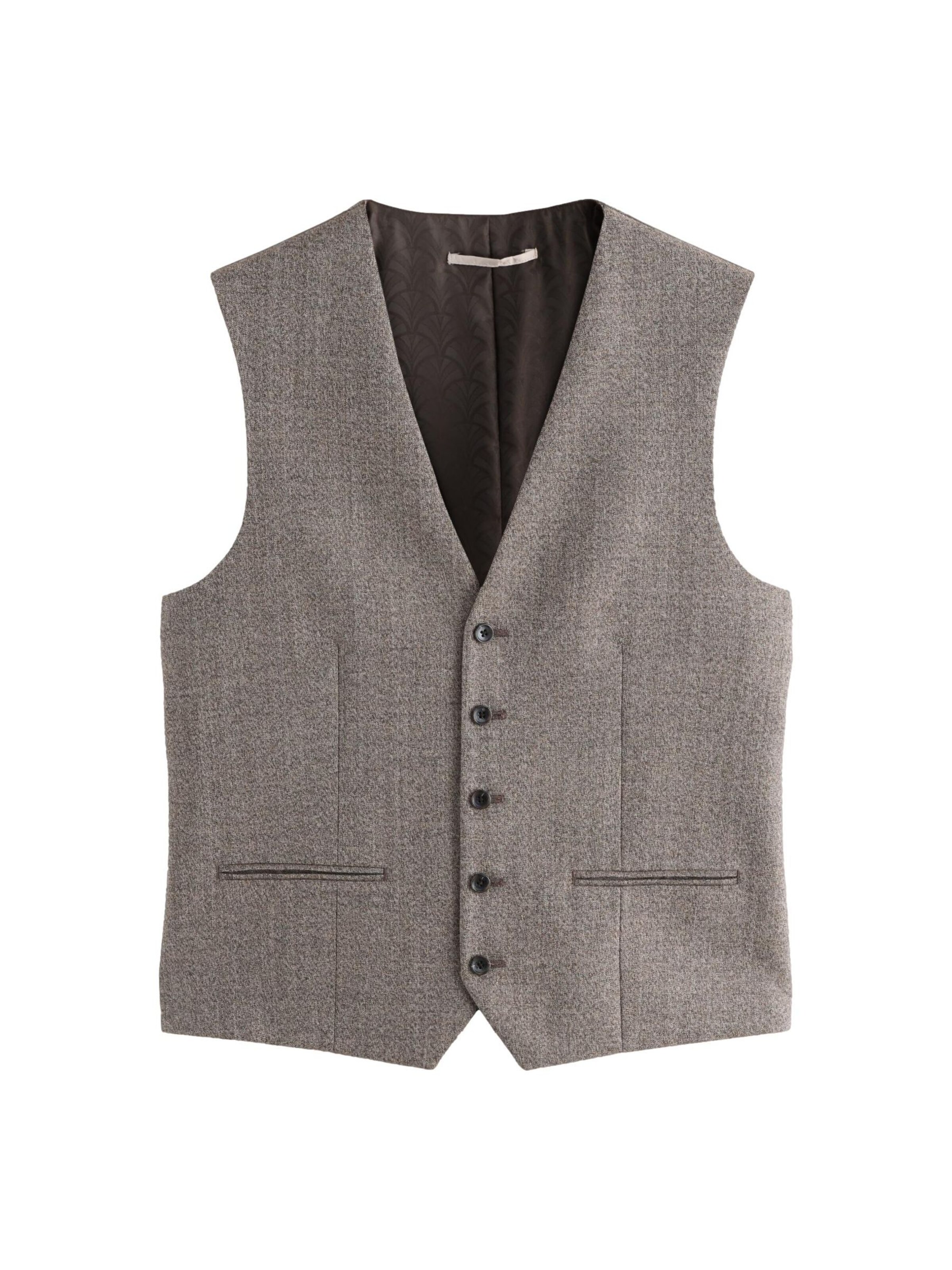 Next Anzugweste in Beige: Vorderseite