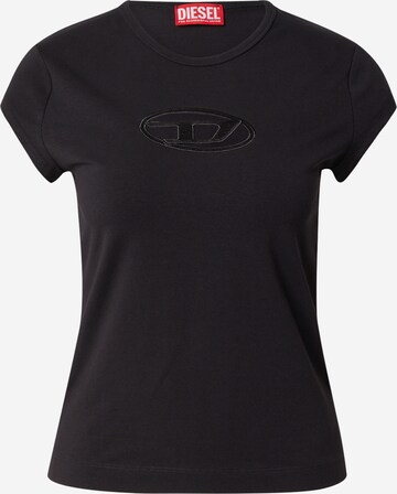 T-shirt 'ANGIE' DIESEL en noir : devant