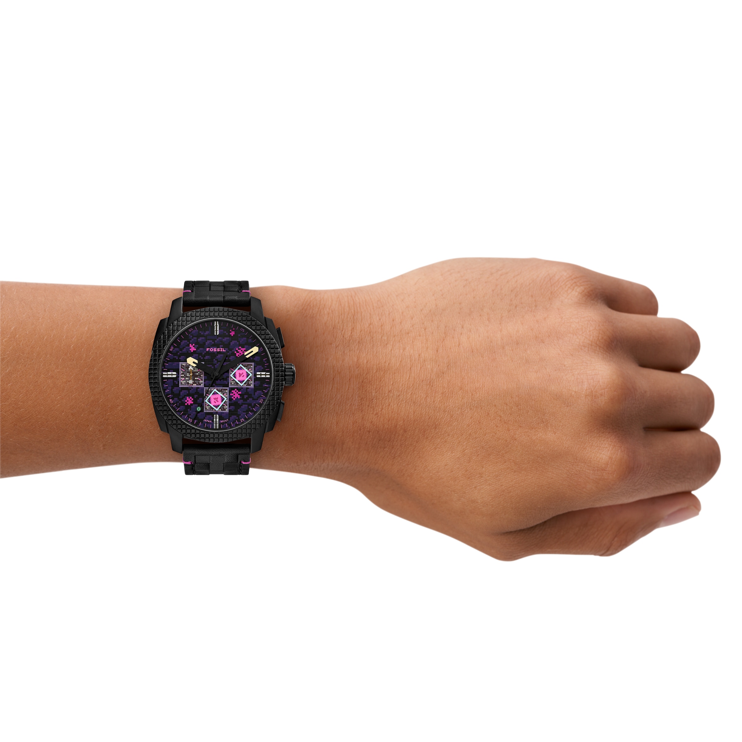 Orologio analogico 'MINECRAFT' di FOSSIL in nero
