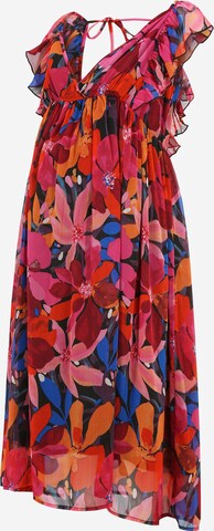 Mamalicious Curve Καλοκαιρινό φόρεμα 'Aprilia' σε ανάμεικτα χρώματα: μπροστά