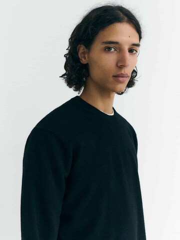 Thinking MU Pullover 'Lucien' in Schwarz