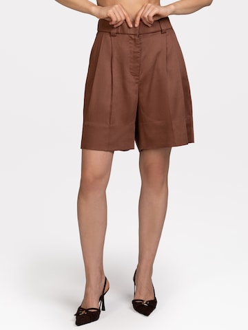 mandragora Baggy Pants 'Gianni' in Brown: front