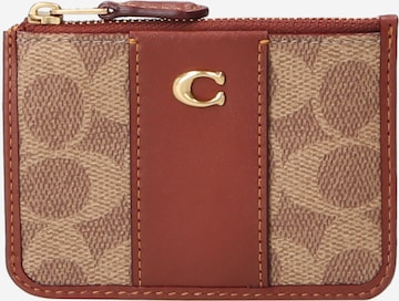 COACH Etui in Beige: voorkant