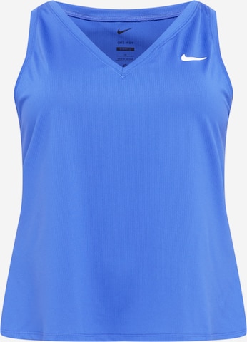 Nike Sportswear Спортен топ 'Victory' в синьо: отпред