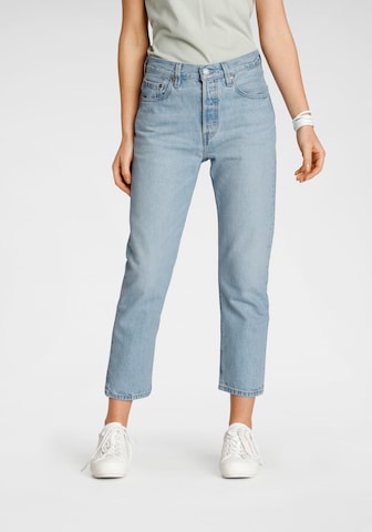 Regular Jeans '501 Crop' de la LEVI'S ® pe albastru: față