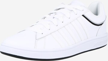 K-SWISS Platform trainers 'Court Winston' in White: front