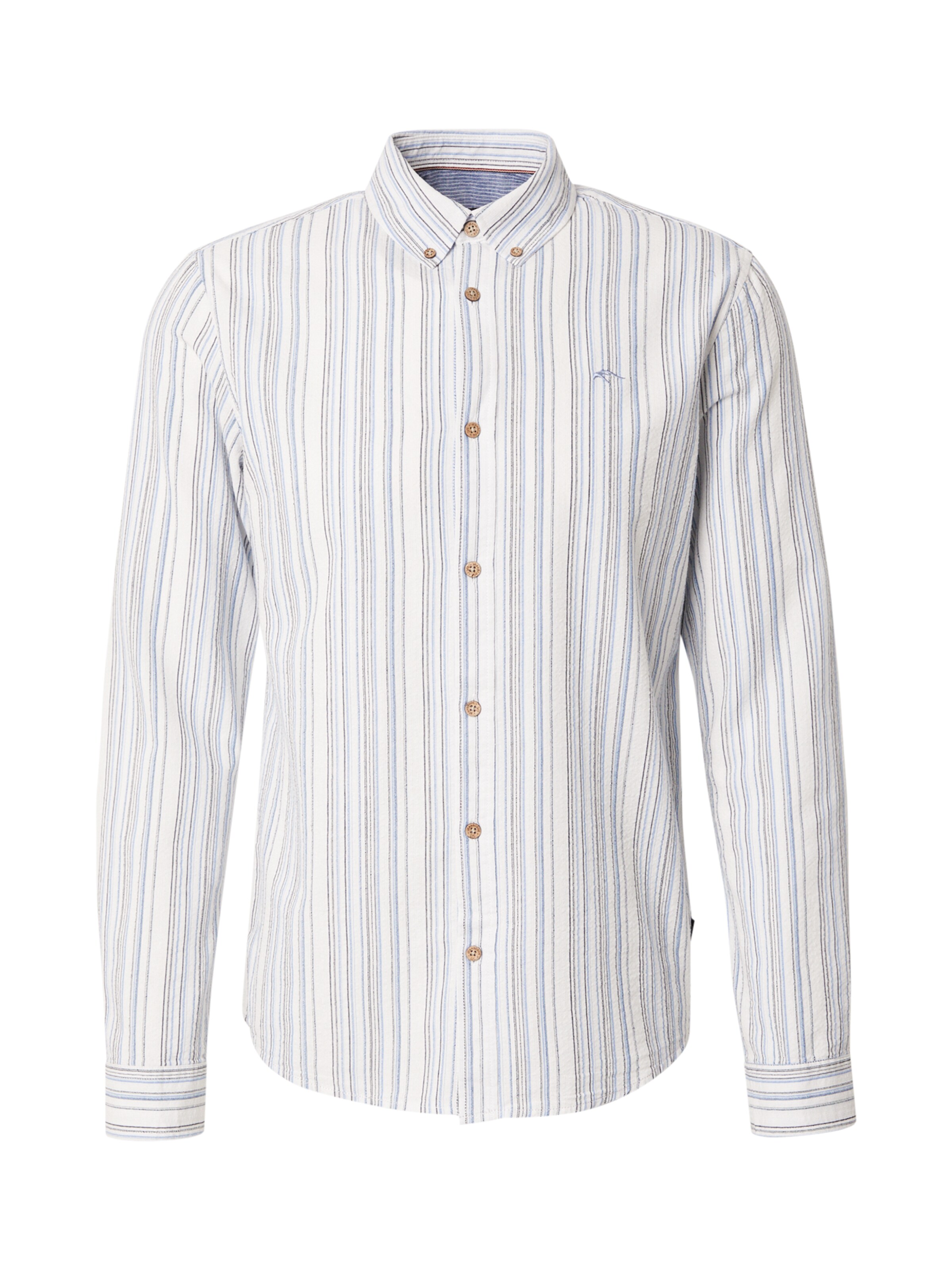 INDICODE JEANS Klasický střih Košile 'Niusser' – modrá: přední strana