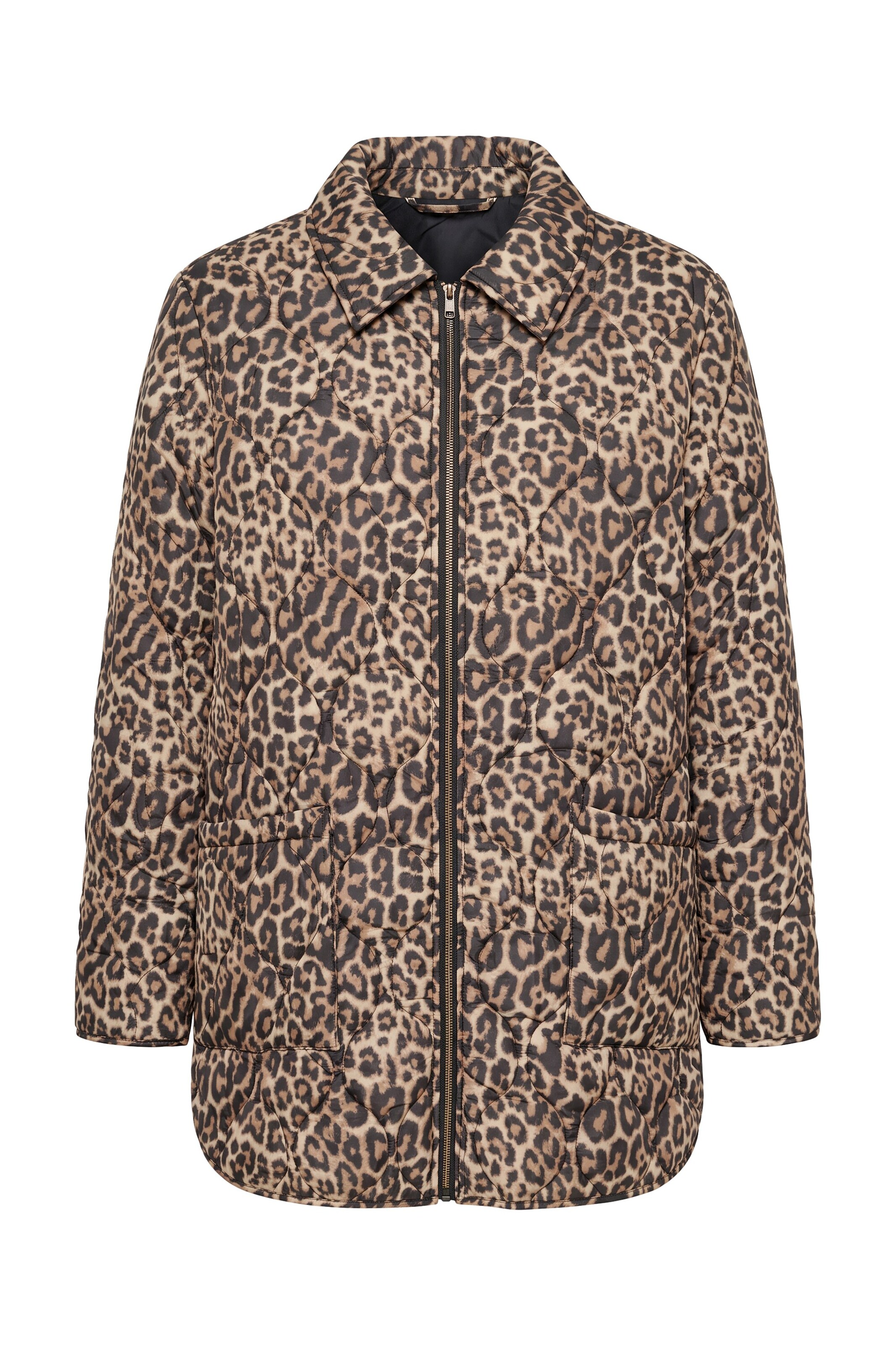 Studio Untold Winter jacket in Brown: front