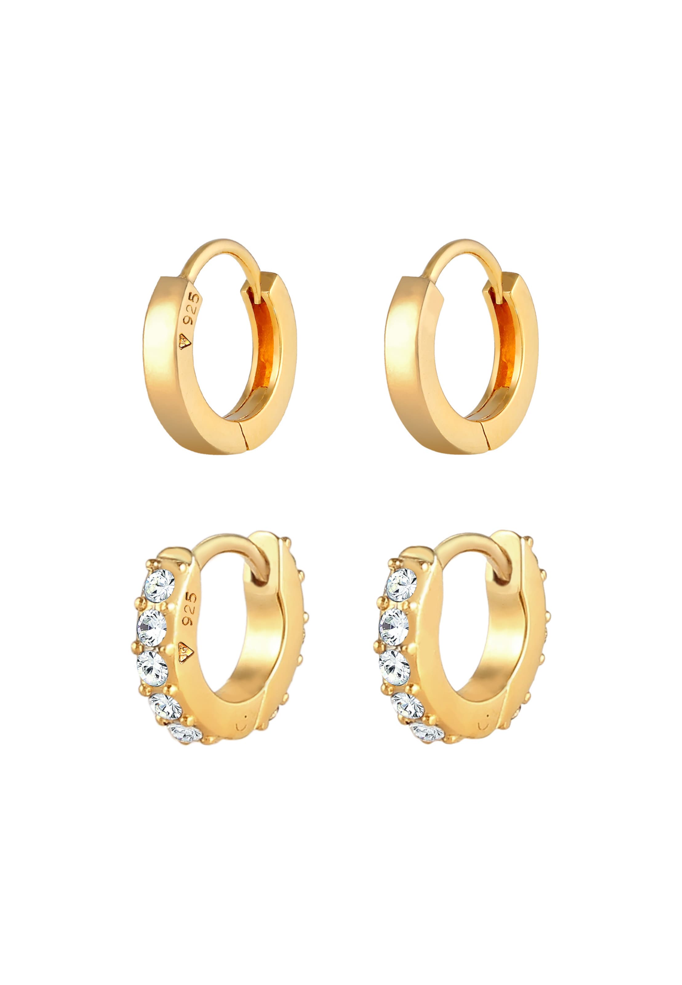 ELLI Sieraden set in Goud: voorkant