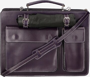 Gave Lux Document Bag in Purple: front