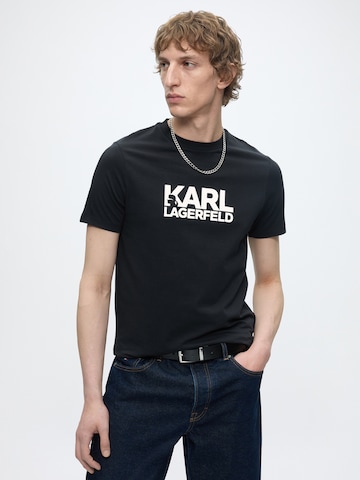 Karl Lagerfeld Koszulka w kolorze niebieski