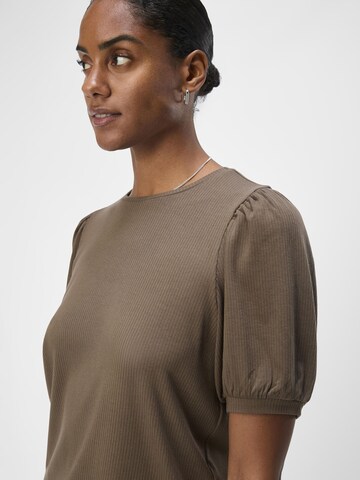 T-shirt OBJECT en marron