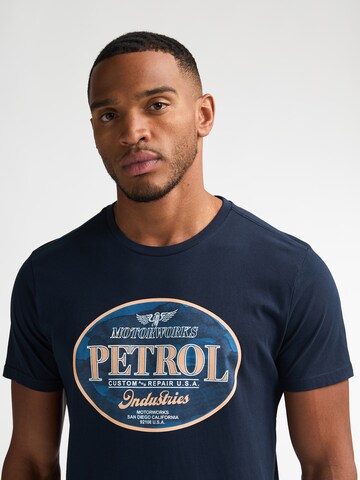 Petrol Industries T-shirt i blå