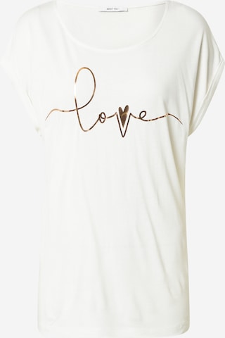 T-shirt 'Mona' ABOUT YOU en blanc : devant