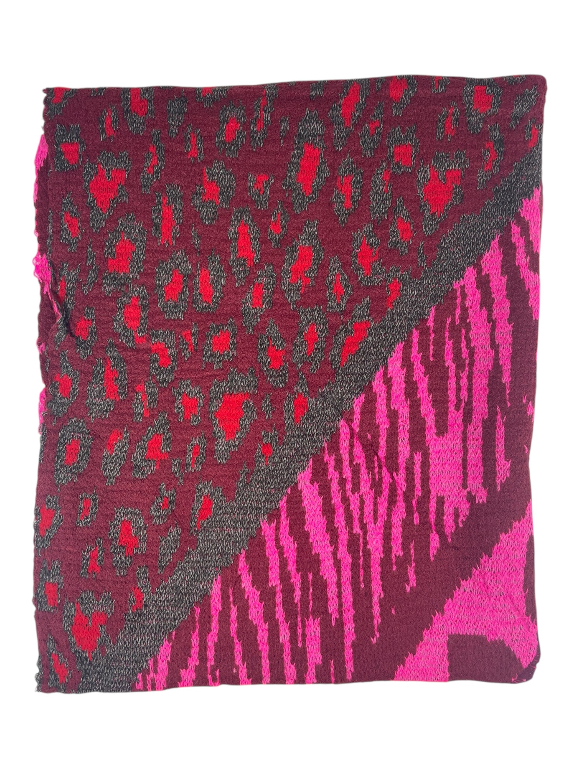 Kumixi Oversized Scarf 'Leo' in Red