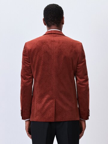 Next Slim fit Zakó - barna