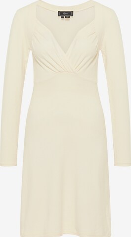 faina Knitted dress in White: front
