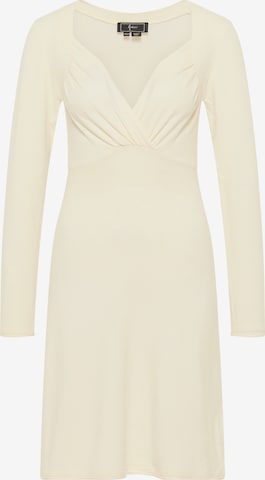 faina Knit dress in White: front