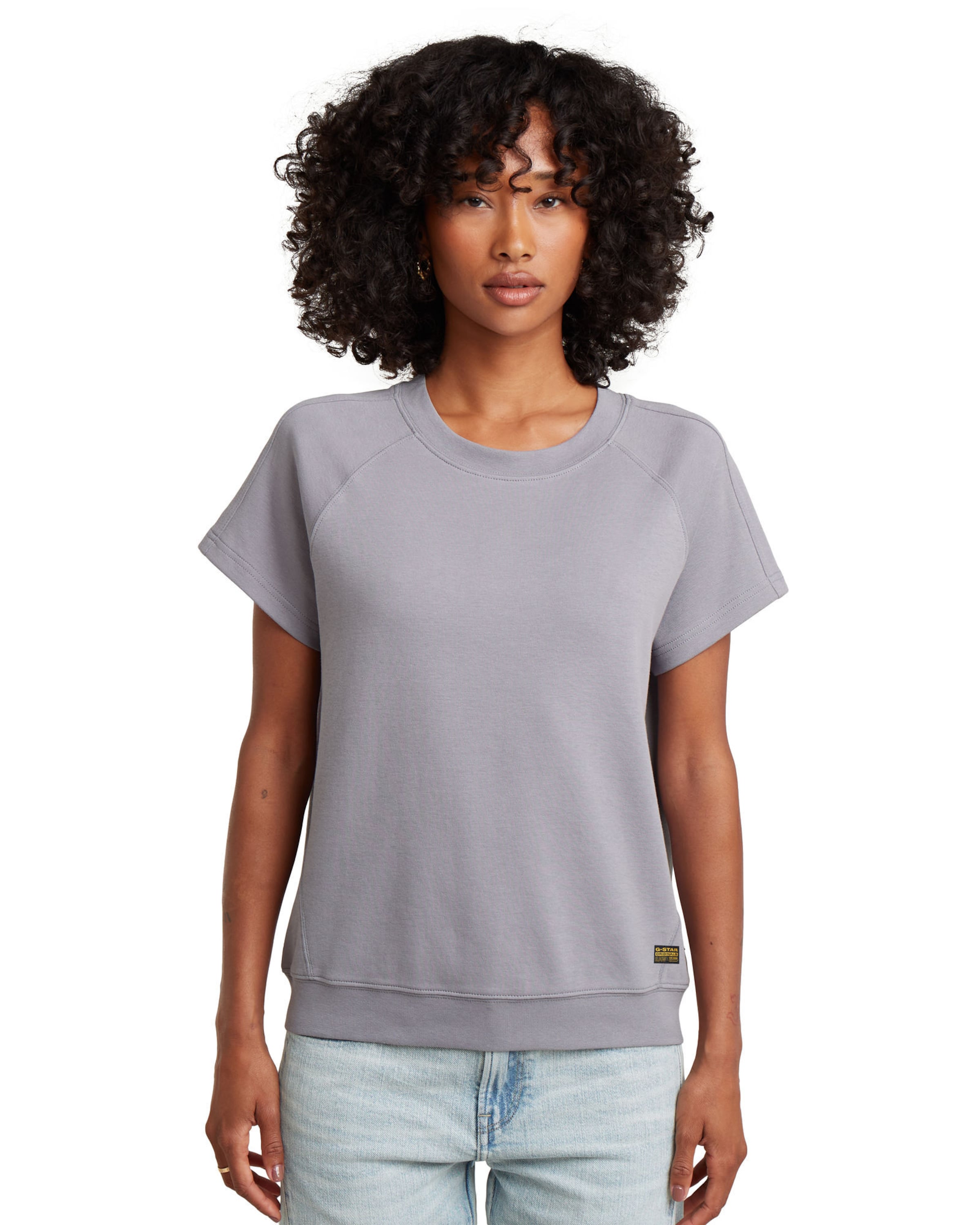 G-STAR Tops-T-Shirt 'Raglan' in Grau: Vorderseite