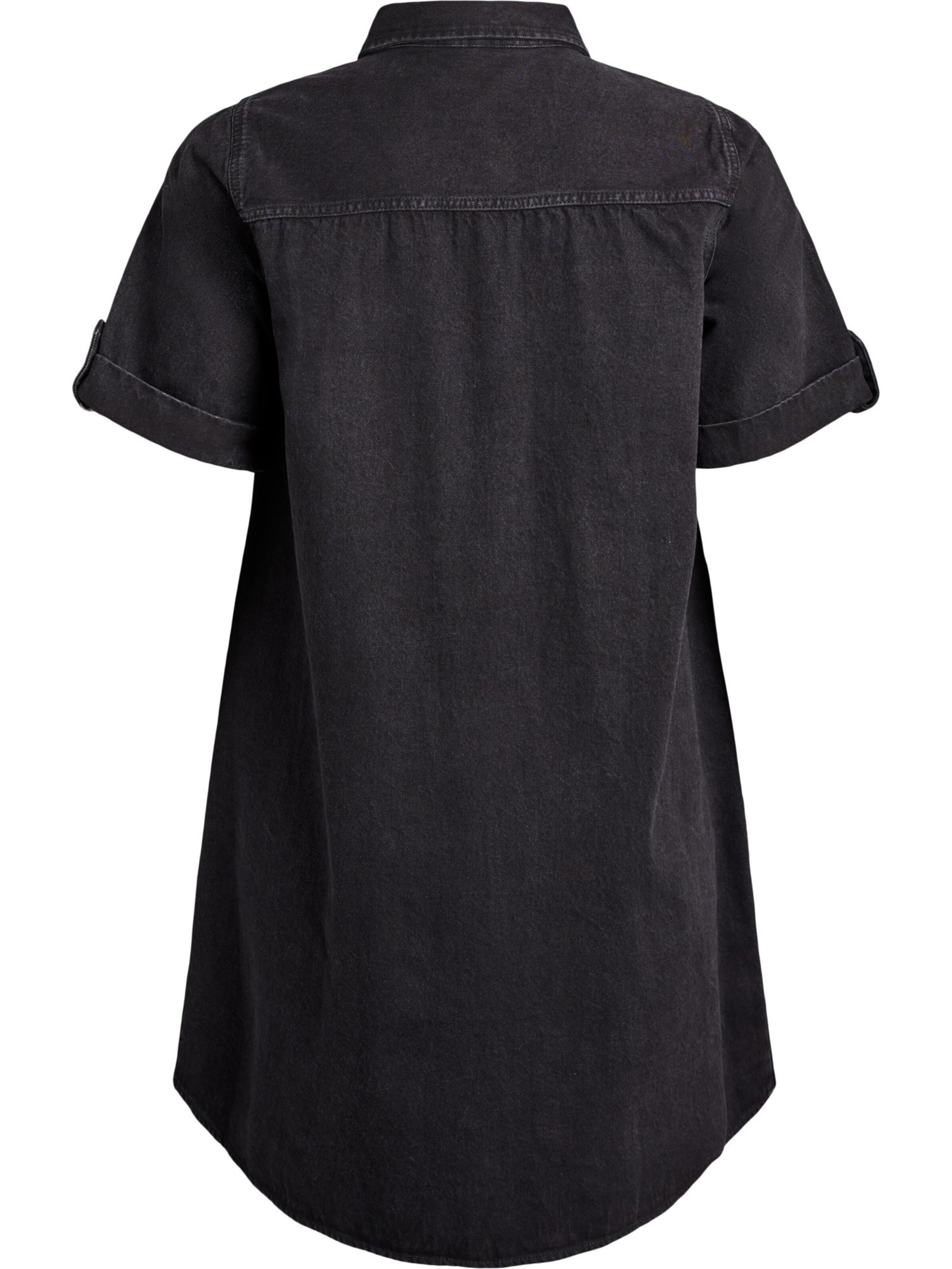 Zizzi Košeľové šaty 'Vami' - Čierna