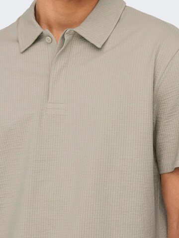 Only & Sons Shirt 'ONSKian' in Grey