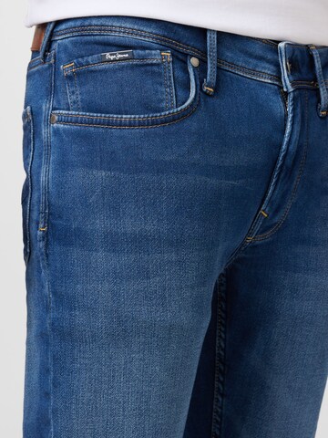 Skinny Jeans 'FINSBURY' de la Pepe Jeans pe albastru