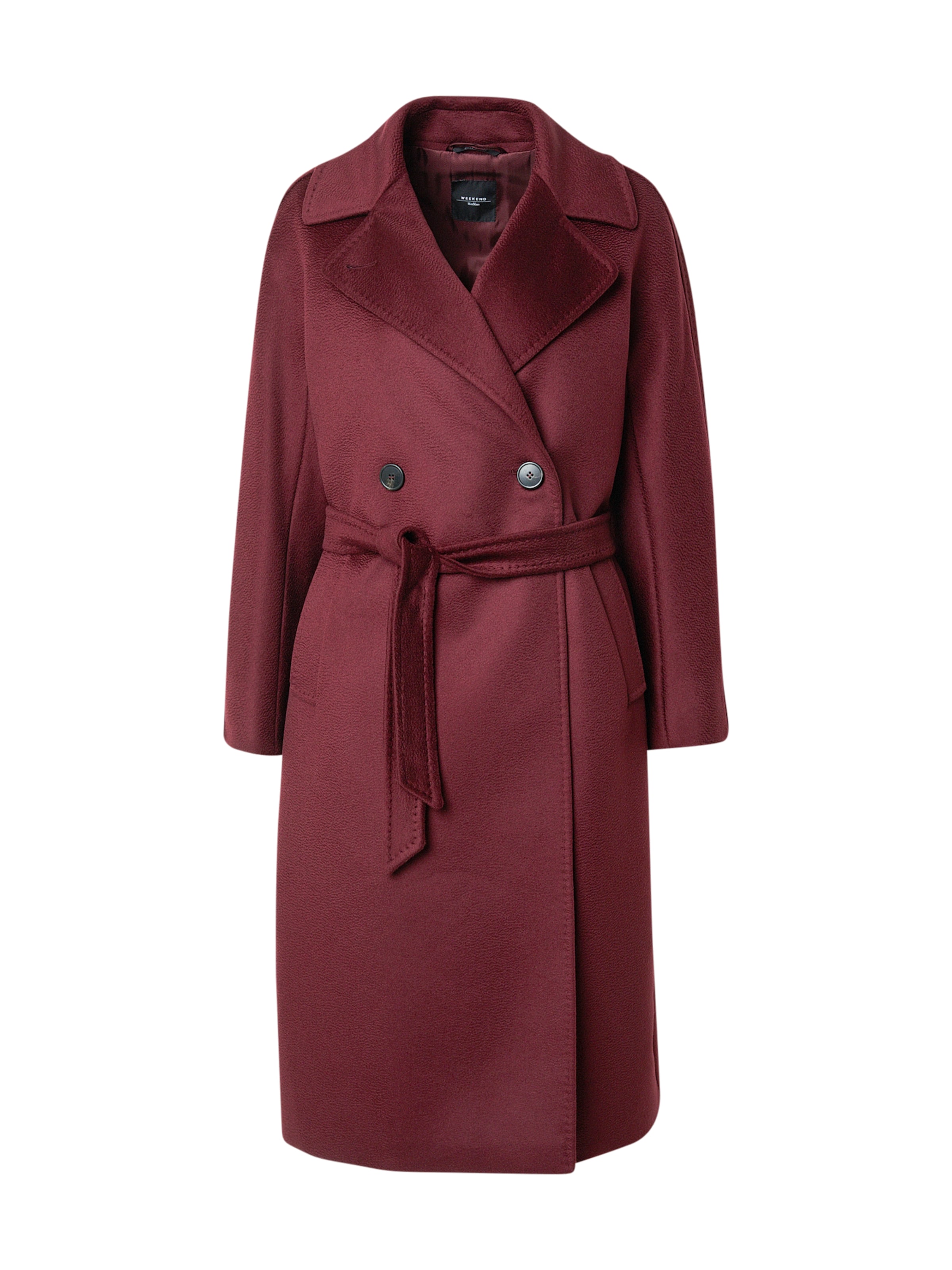 Weekend Max Mara Mantel 'RESINA' in bordeaux, Produktansicht