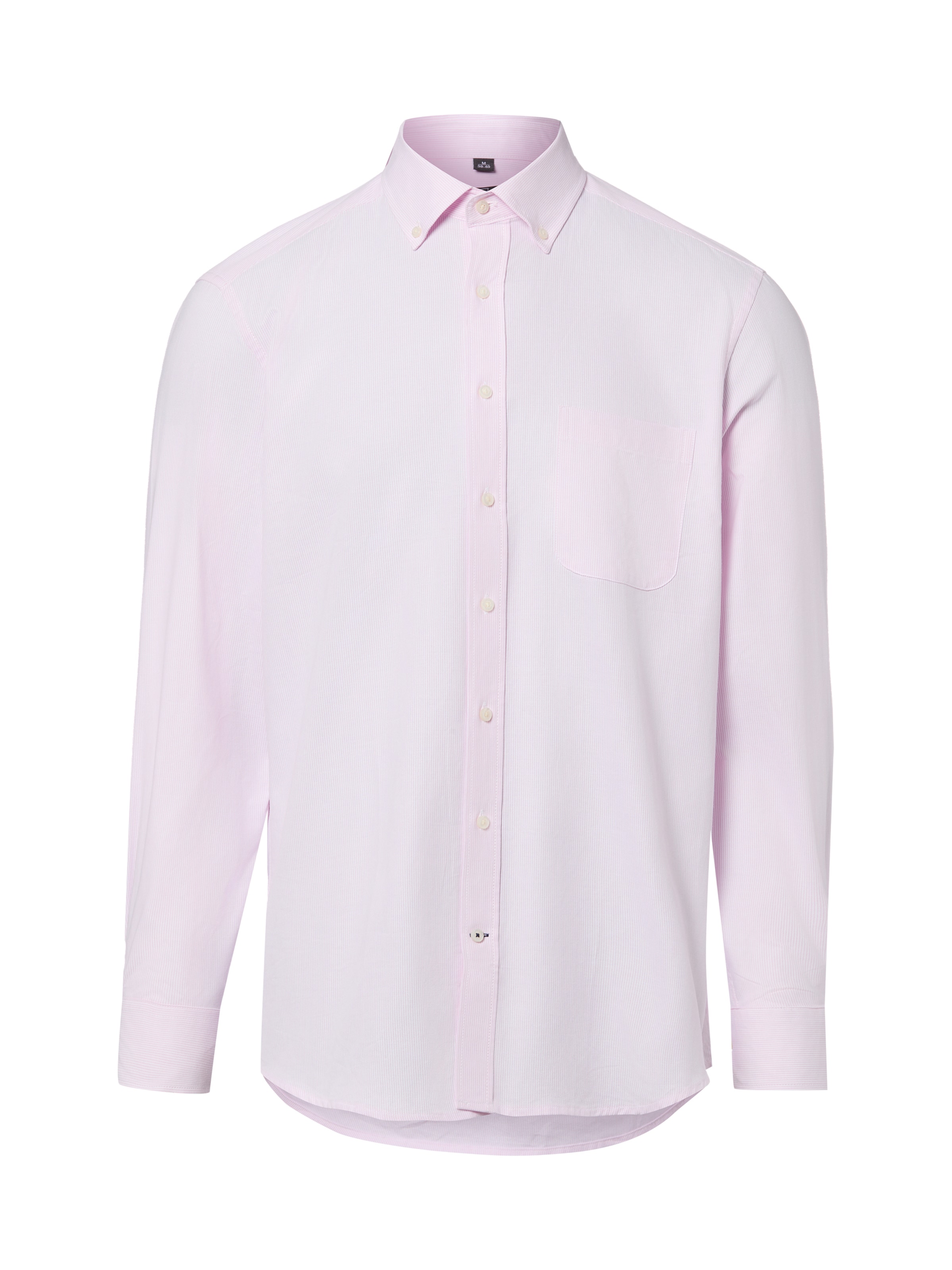 Nils Sundström Regular fit Button Up Shirt in Pink: front