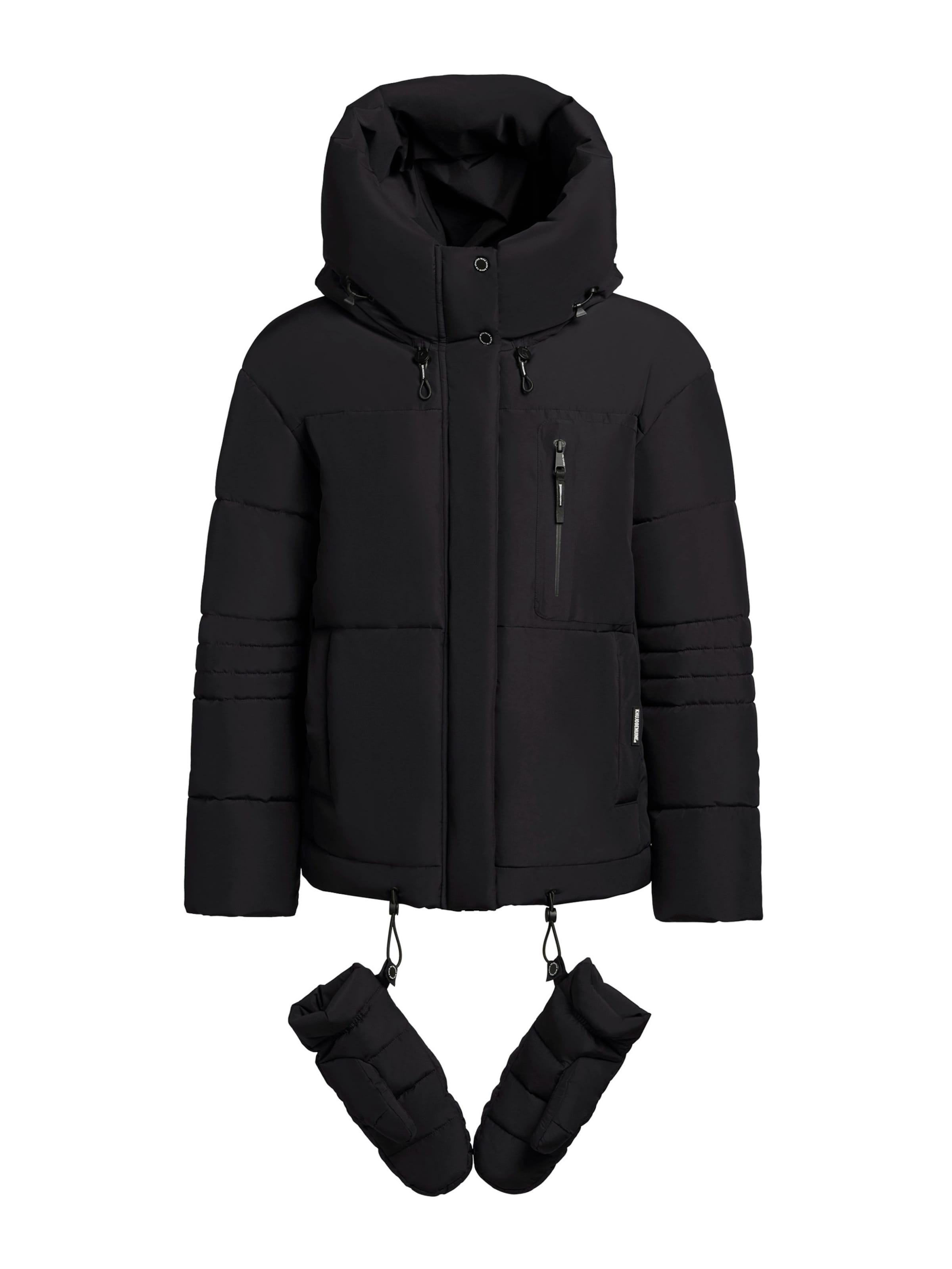 khujo Vinterjakke ' PEEKE ' i sort: forside