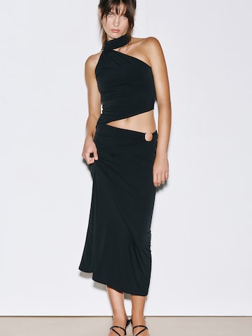 Pull&Bear Dress in Black: front
