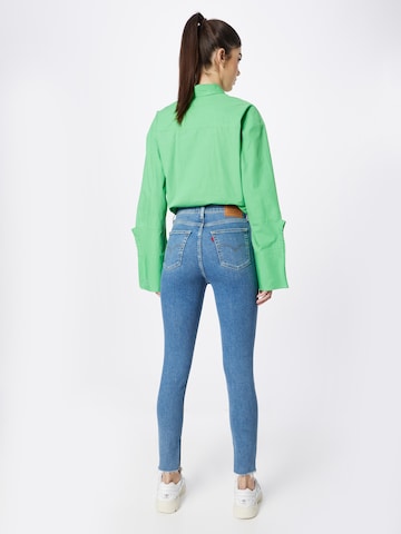 LEVI'S ® Skinny Jeans '721™ High Rise Skinny Split Hem' i blå