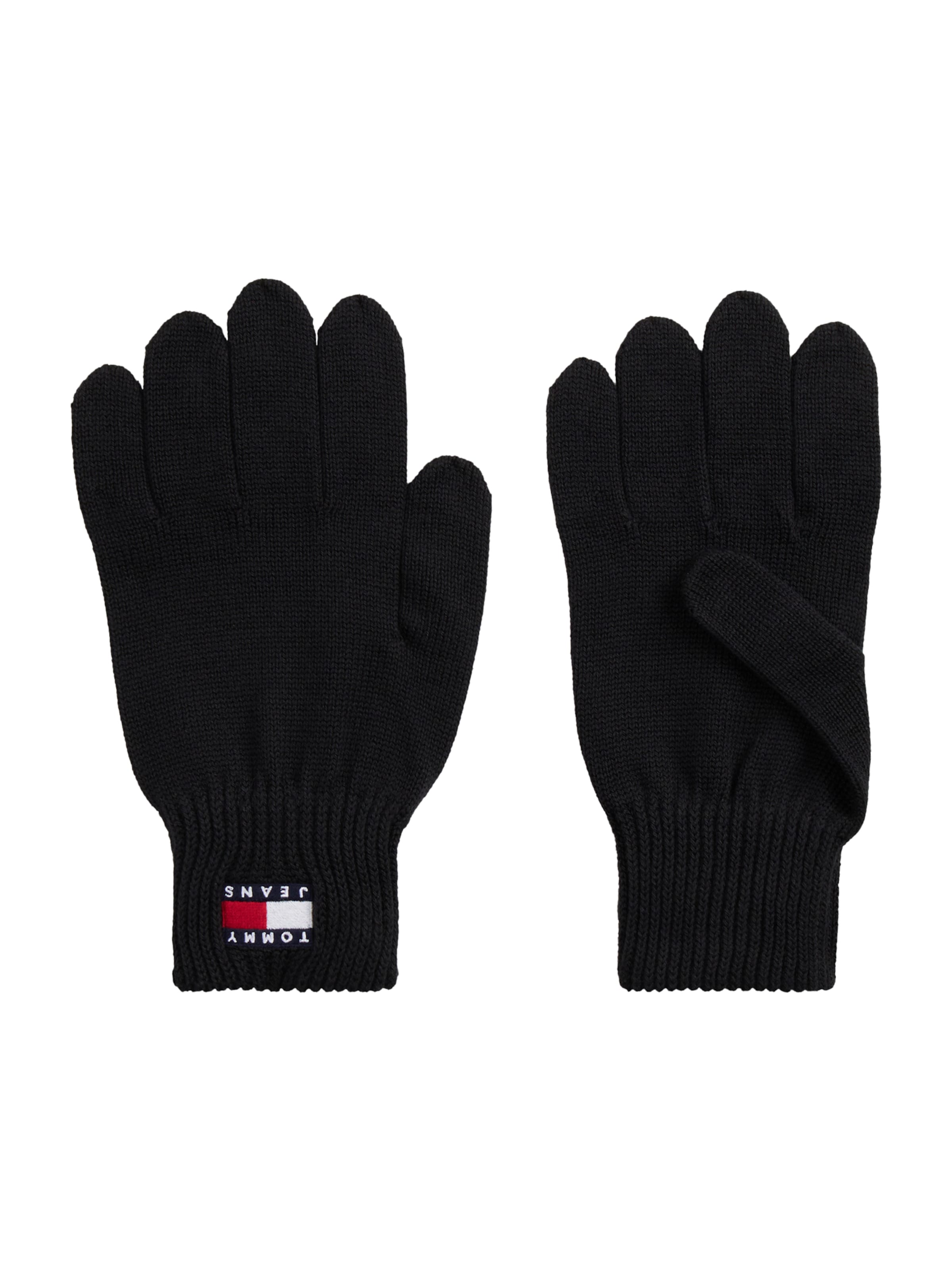 Gants 'Heritage' Tommy Jeans en noir : devant