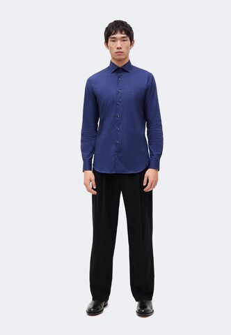 Slim fit Cămaşă business de la Michael Kors pe albastru: față