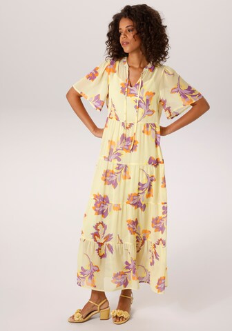 Aniston CASUAL Summer Dress in Yellow