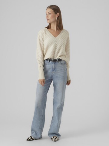 VERO MODA Trui 'STINNA' in Beige