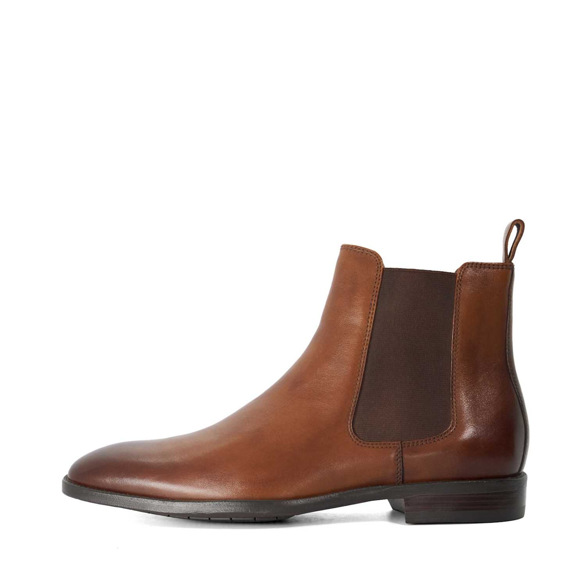 Dune LONDON Chelsea Boots 'Matchin' in Braun