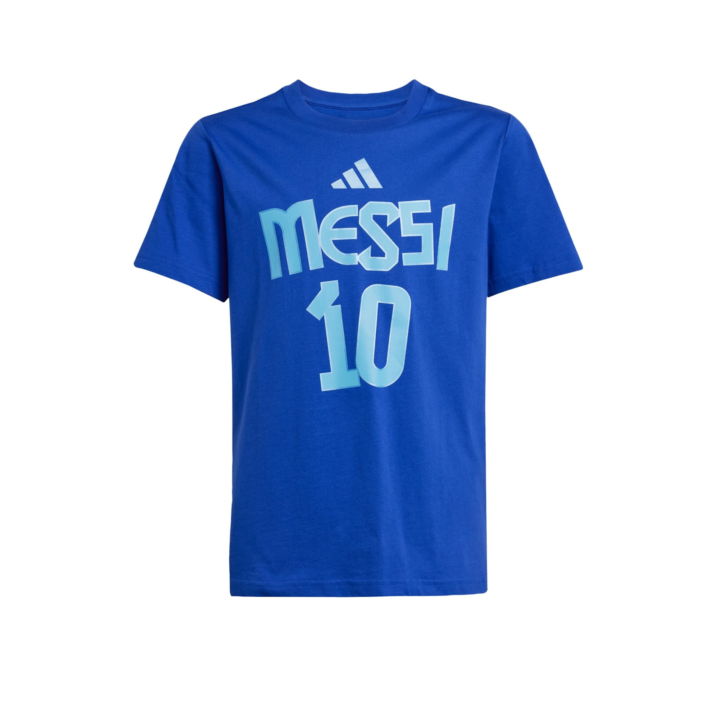 ADIDAS PERFORMANCE Performance Shirt 'Messi Name And Number' in Blue: front
