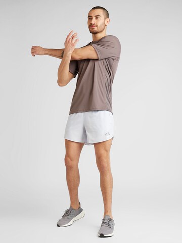 balta ADIDAS PERFORMANCE Laisvas Sportinės kelnės 'RUN IT'
