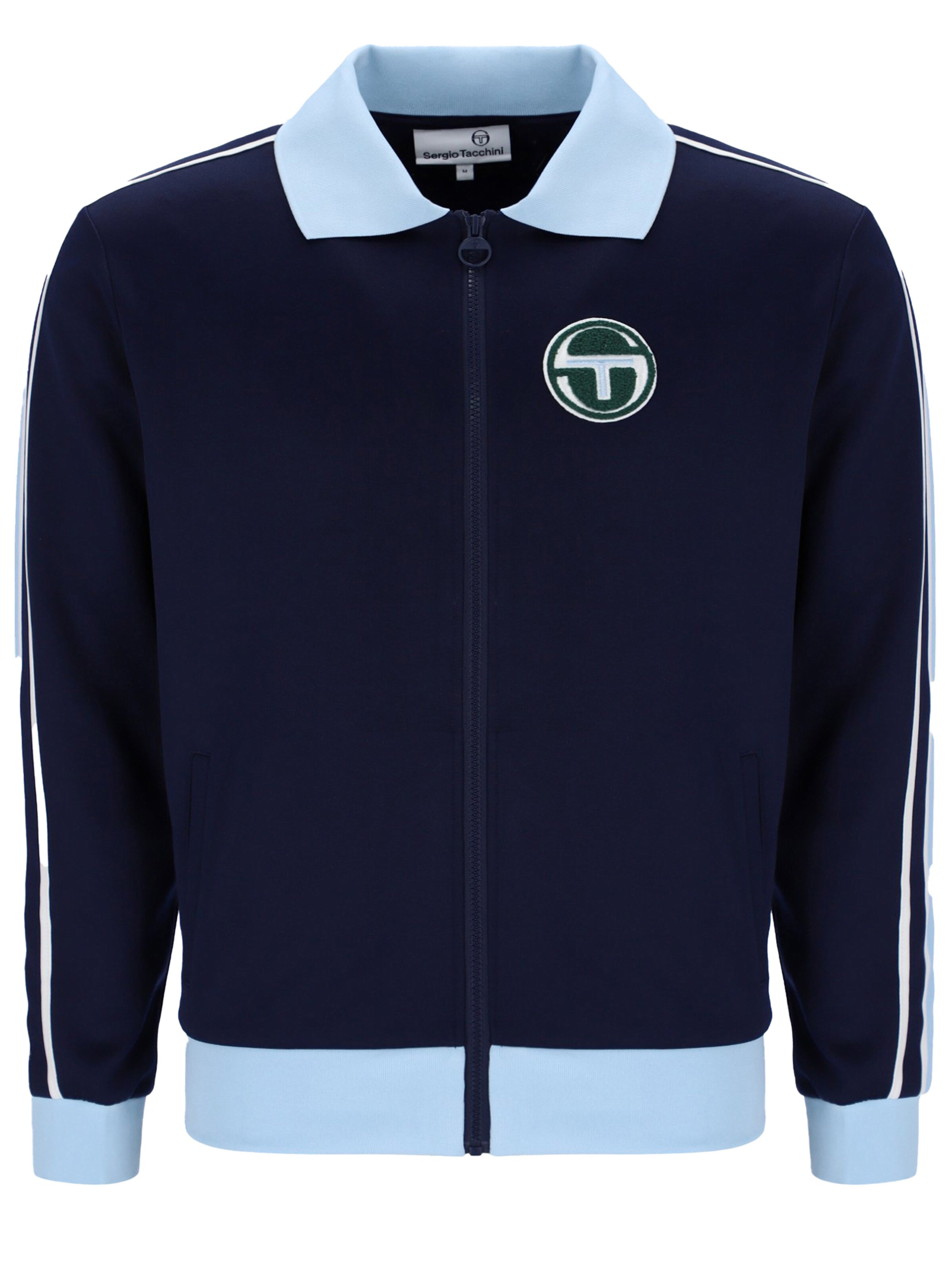 Sergio Tacchini Trainingsjacke 'Monte' in Blau: Vorderseite